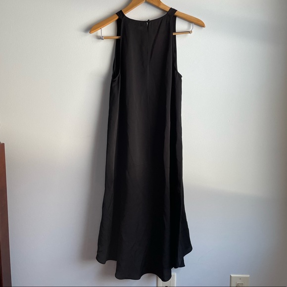 • THEORY ADLERDALE MODERN GEORGETTE SILK DRESS • - Picture 3 of 9